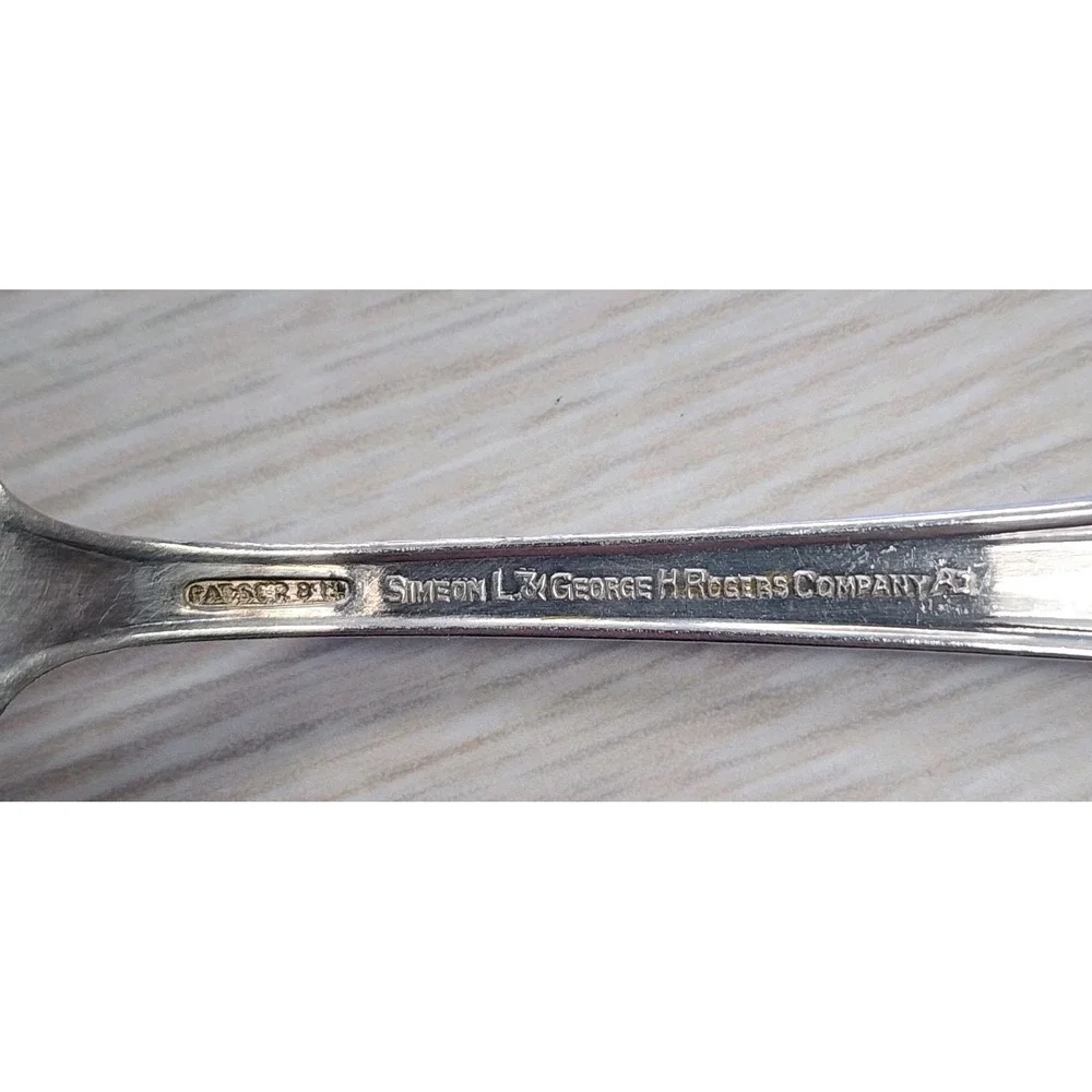 Simeon L & George H Rogers‎ Co. c1914 Lexington Silverplate Flatware 5 Teaspoons